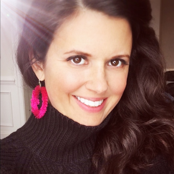 🗝Last pair💥Tassel hoop earring - Picture 3 of 3